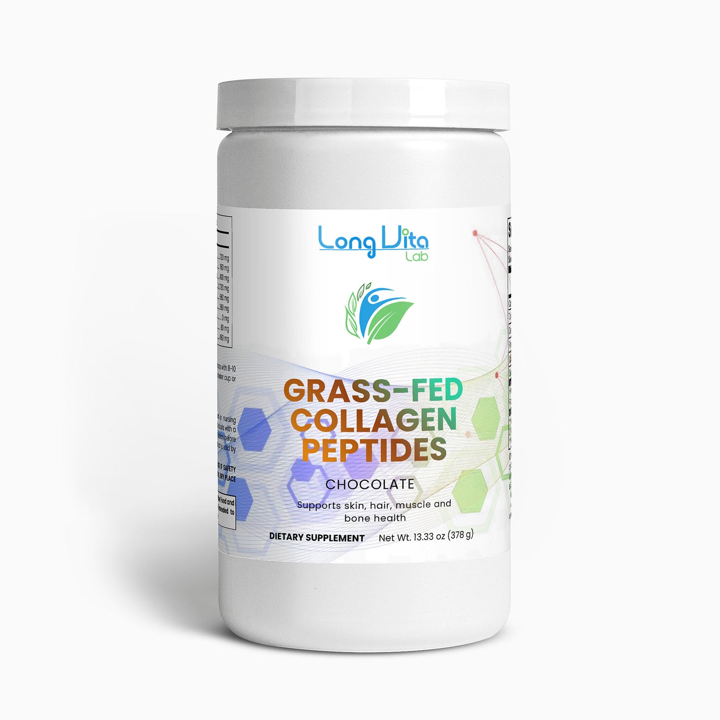 Grass-Fed Collagen Peptides Powder (Chocolate)