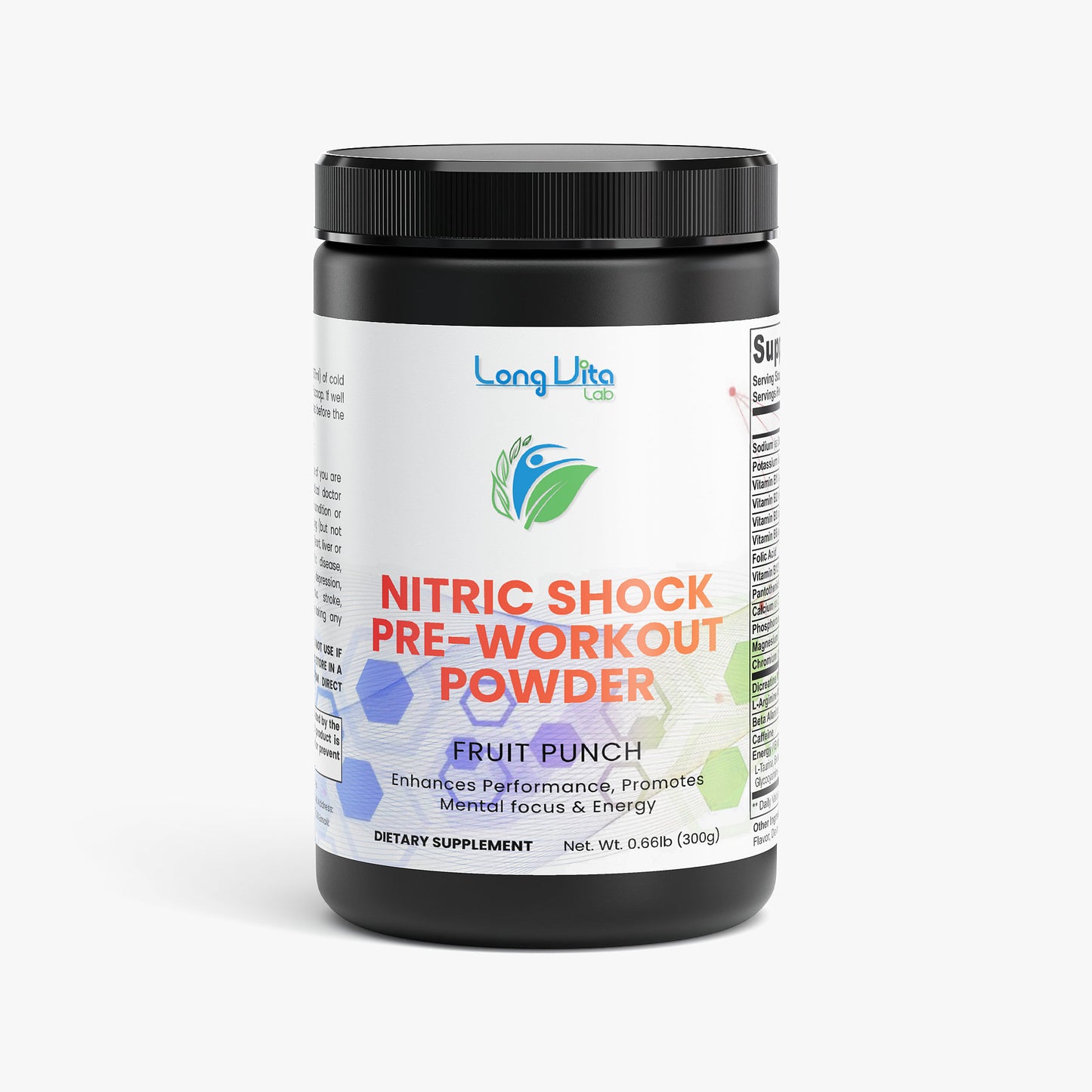 Nitric Shock Pre-Workout Powder (Fruit Punch)