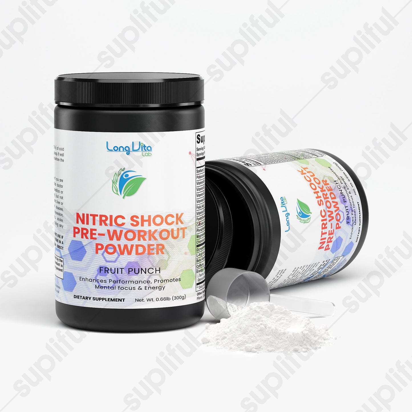 Nitric Shock Pre-Workout Powder (Fruit Punch)