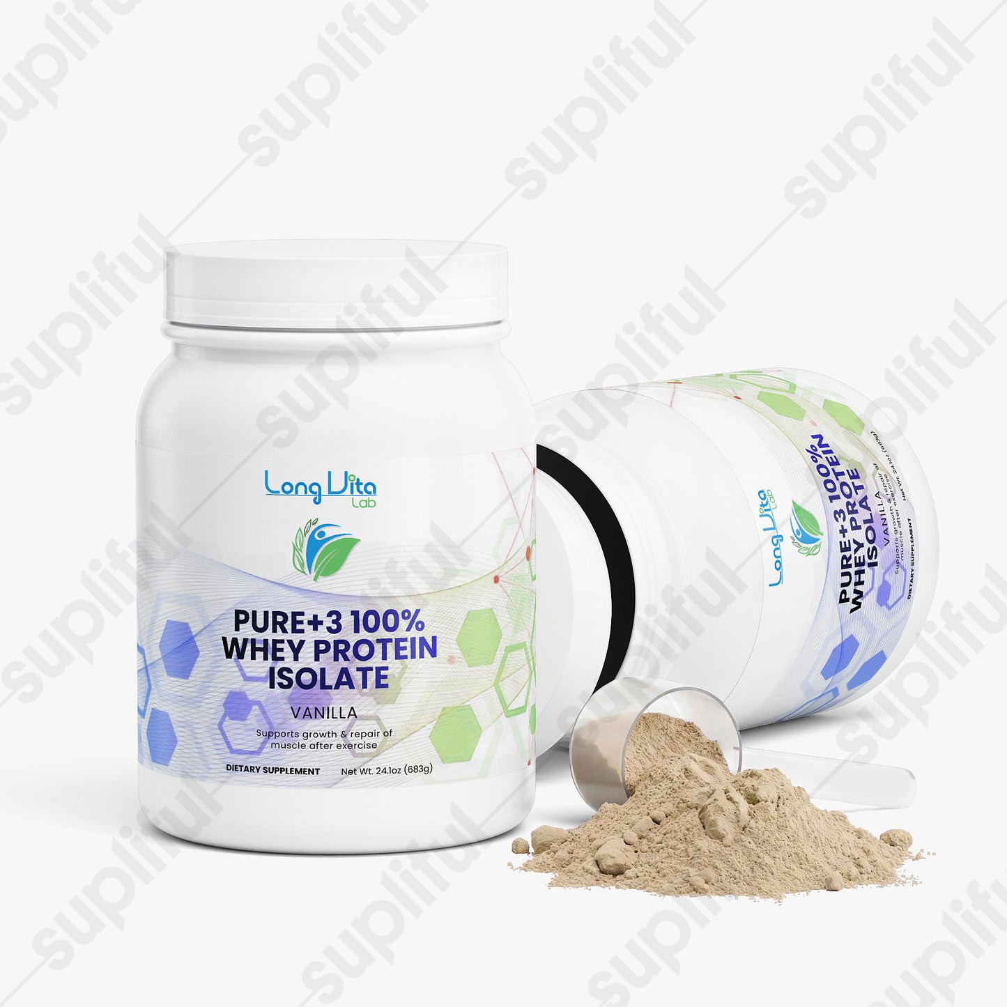 Pure3 100% Whey Protein Isolate (Vanilla)
