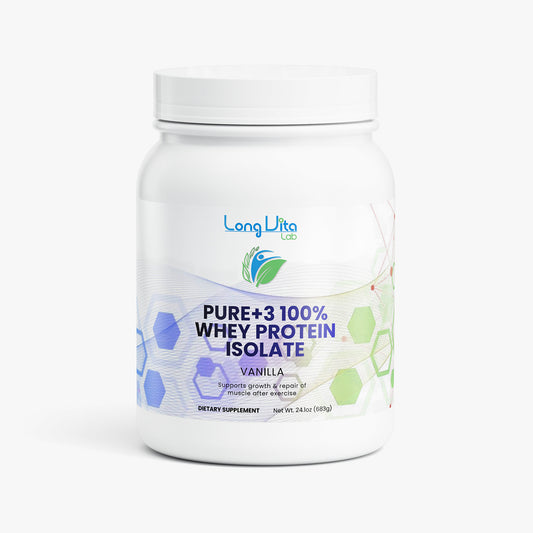 Pure3 100% Whey Protein Isolate (Vanilla)