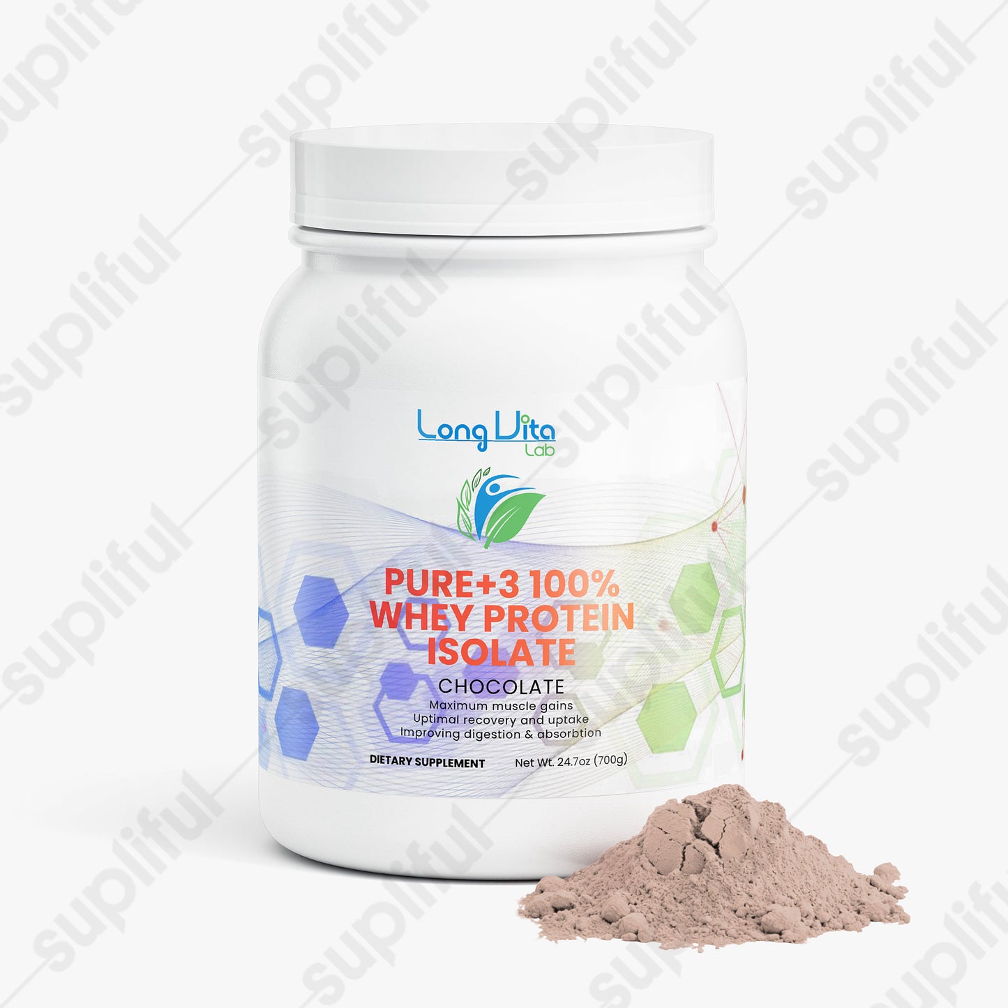 Pure3 100% Whey Protein Isolate (Chocolate)